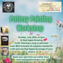 Load image into Gallery viewer, Pottery Painting Workshop