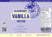 Load image into Gallery viewer, Blueberry Vanilla Hard Seltzer