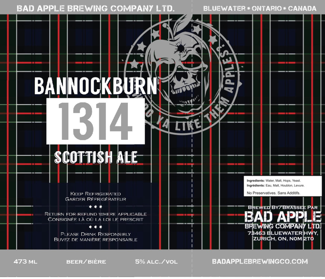 Bannockburn 1314 Scottish Ale